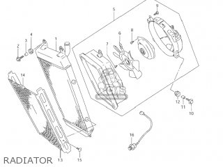 RADIATOR - VZ800 MARAUDER 2004 (K4) USA (E03)