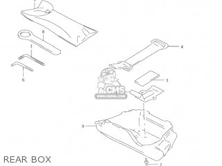REAR BOX - VZ800 MARAUDER 2004 (K4) USA (E03)