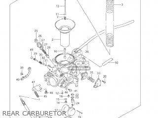 REAR CARBURETOR - VZ800 MARAUDER 2004 (K4) USA (E03)