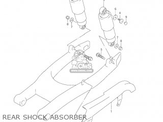 REAR SHOCK ABSORBER - VZ800 MARAUDER 2004 (K4) USA (E03)