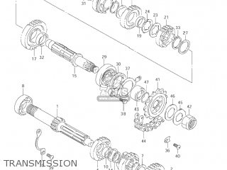 TRANSMISSION - VZ800 MARAUDER 2004 (K4) USA (E03)