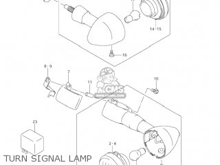 TURN SIGNAL LAMP - VZ800 MARAUDER 2004 (K4) USA (E03)