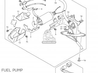 FUEL PUMP - VZ800Z BOULEVARD M50 2005 (K5) USA CALIFORNIA (E03 E33)
