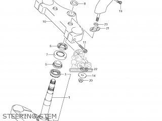 STEERING STEM - VZ800Z BOULEVARD M50 2005 (K5) USA CALIFORNIA (E03 E33)
