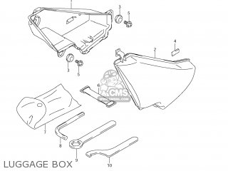 LUGGAGE BOX - VZ800Z BOULEVARD M50 2006 (K6) USA CALIFORNIA (E03 E33)
