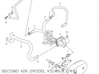 SECOND AIR (MODEL K5/K6/K7/K8) - VZ800Z BOULEVARD M50 2006 (K6) USA CALIFORNIA (E03 E33)