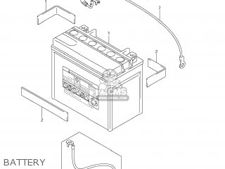 BATTERY - VZ800Z BOULEVARD M50 2007 (K7) USA CALIFORNIA (E03 E33)