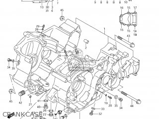 CRANKCASE - VZ800Z BOULEVARD M50 2009 (K9) USA CALIFORNIA (E03 E33)