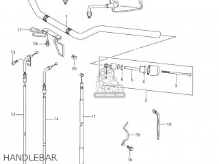 HANDLEBAR - VZ800Z BOULEVARD M50 2009 (K9) USA CALIFORNIA (E03 E33)
