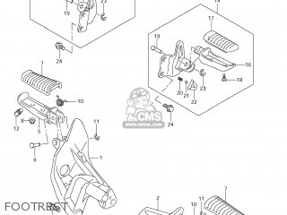 Suzuki VZR1800 BOULEVARD M109R 2006 (K6) USA (E03) parts lists and