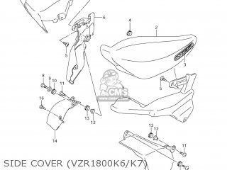 Suzuki VZR1800 BOULEVARD M109R 2006 (K6) USA (E03) parts lists and  schematics