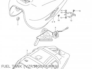 FUEL TANK (VZR1800K9/NK9) - VZR1800 BOULEVARD M109R 2006 (K6) USA (E03)