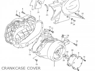 CRANKCASE COVER - VZR1800 BOULEVARD M109R 2007 (K7) CALIFORNIA (E33)