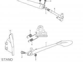 STAND - VZR1800 BOULEVARD M109R 2007 (K7) CALIFORNIA (E33)