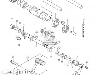 GEAR SHIFTING - VZR1800 BOULEVARD M109R 2008 (K8) CALIFORNIA (E33)