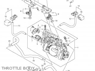 THROTTLE BODY - VZR1800 BOULEVARD M109R 2009 (K9) CALIFORNIA (E33)