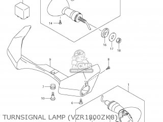 TURNSIGNAL LAMP (VZR1800ZK8) - VZR1800 BOULEVARD M109R 2009 (K9) CALIFORNIA (E33)