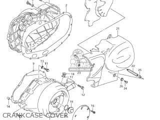 CRANKCASE COVER - VZR1800 BOULEVARD M109R 2011 (L1) USA CALIFO CANAD (E03 E33 E28)