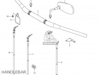 HANDLEBAR - VZR1800 BOULEVARD M109R 2011 (L1) USA CALIFO CANAD (E03 E33 E28)