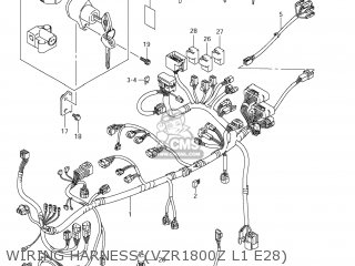 WIRING HARNESS (VZR1800Z L1 E28) - VZR1800 BOULEVARD M109R 2011 (L1) USA CALIFO CANAD (E03 E33 E28)