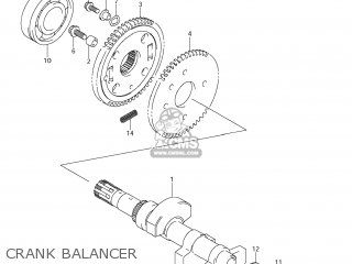 CRANK BALANCER - VZR1800 BOULEVARD M109R 2012 (L2) USA CALIFO CANAD (E03 E33 E28)
