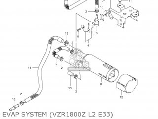EVAP SYSTEM (VZR1800Z L2 E33) - VZR1800 BOULEVARD M109R 2012 (L2) USA CALIFO CANAD (E03 E33 E28)