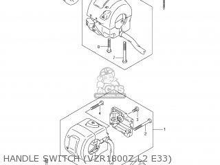 HANDLE SWITCH (VZR1800Z L2 E33) - VZR1800 BOULEVARD M109R 2012 (L2) USA CALIFO CANAD (E03 E33 E28)