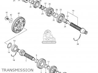 TRANSMISSION - VZR1800 BOULEVARD M109R 2012 (L2) USA CALIFO CANAD (E03 E33 E28)