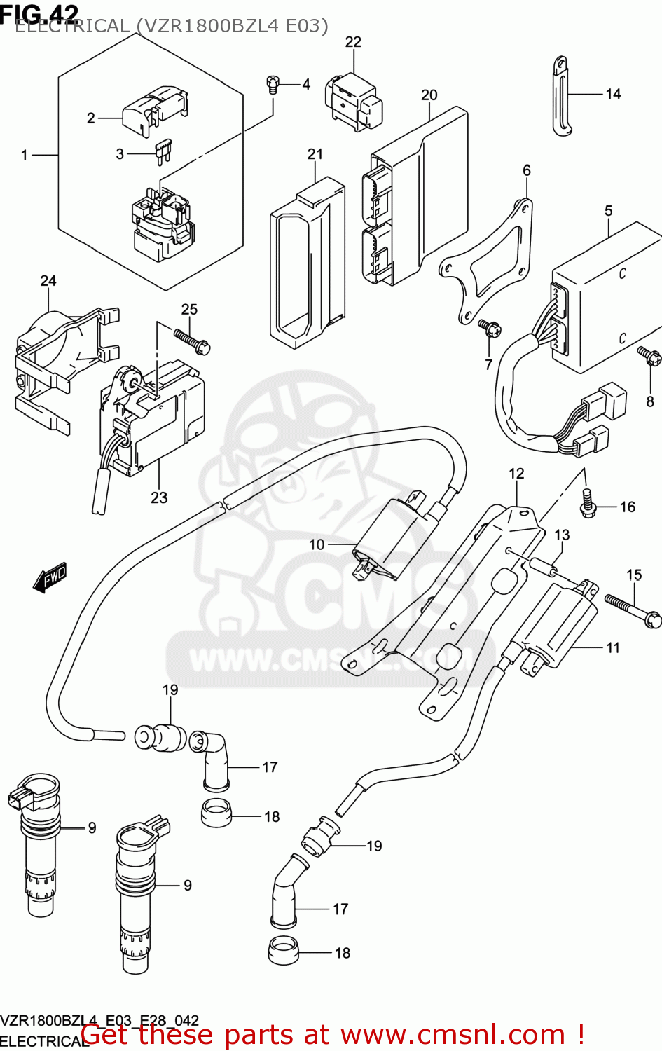 ELECTRICAL (VZR1800BZL4 E03) VZR1800BZ BOULEVARD 2014 (L4) USA (E03)