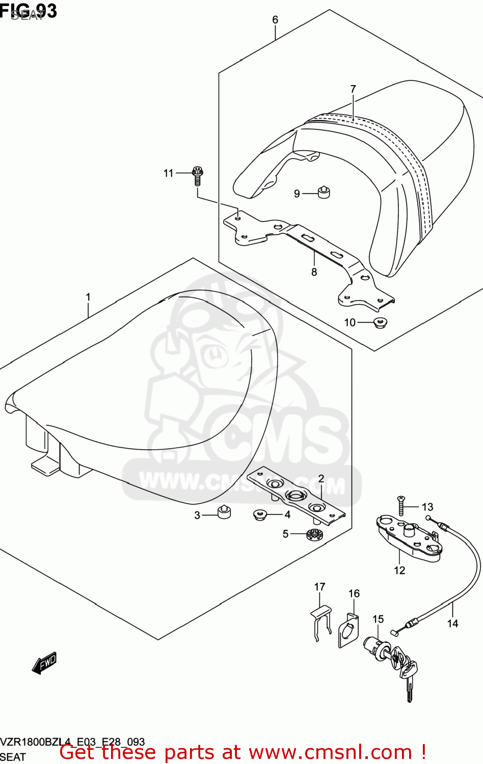 SEAT VZR1800BZ BOULEVARD 2014 (L4) USA (E03)