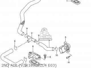 2ND AIR (VZR1800BZL4 E03) - VZR1800BZ BOULEVARD 2014 (L4) USA (E03)