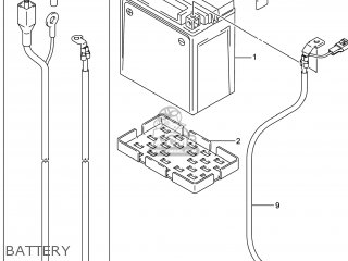 BATTERY - VZR1800BZ BOULEVARD 2014 (L4) USA (E03)