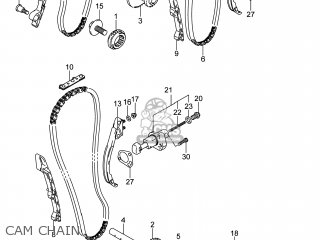 CAM CHAIN - VZR1800BZ BOULEVARD 2014 (L4) USA (E03)
