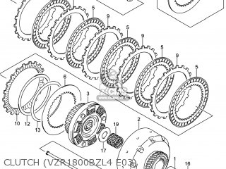 CLUTCH (VZR1800BZL4 E03) - VZR1800BZ BOULEVARD 2014 (L4) USA (E03)