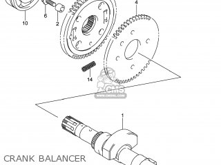 CRANK BALANCER - VZR1800BZ BOULEVARD 2014 (L4) USA (E03)