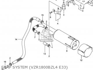 EVAP SYSTEM (VZR1800BZL4 E33) - VZR1800BZ BOULEVARD 2014 (L4) USA (E03)