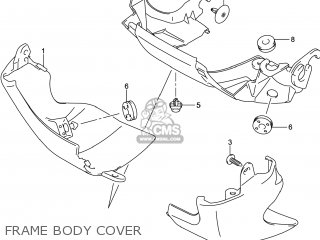 FRAME BODY COVER - VZR1800BZ BOULEVARD 2014 (L4) USA (E03)