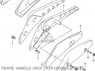 FRAME HANDLE GRIP (VZR1800BZL4 E03) - VZR1800BZ BOULEVARD 2014 (L4) USA (E03)