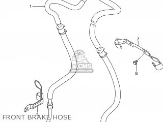 FRONT BRAKE HOSE - VZR1800BZ BOULEVARD 2014 (L4) USA (E03)