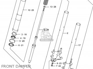 FRONT DAMPER - VZR1800BZ BOULEVARD 2014 (L4) USA (E03)