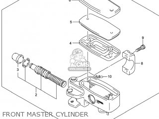 FRONT MASTER CYLINDER - VZR1800BZ BOULEVARD 2014 (L4) USA (E03)