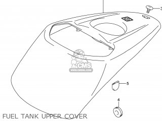 FUEL TANK UPPER COVER - VZR1800BZ BOULEVARD 2014 (L4) USA (E03)