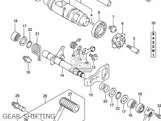 GEAR SHIFTING - VZR1800BZ BOULEVARD 2014 (L4) USA (E03)