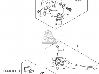 HANDLE LEVER - VZR1800BZ BOULEVARD 2014 (L4) USA (E03)