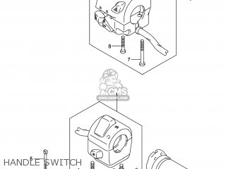HANDLE SWITCH - VZR1800BZ BOULEVARD 2014 (L4) USA (E03)
