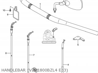 HANDLEBAR (VZR1800BZL4 E33) - VZR1800BZ BOULEVARD 2014 (L4) USA (E03)