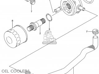OIL COOLER - VZR1800BZ BOULEVARD 2014 (L4) USA (E03)