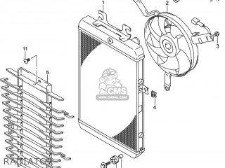 RADIATOR - VZR1800BZ BOULEVARD 2014 (L4) USA (E03)