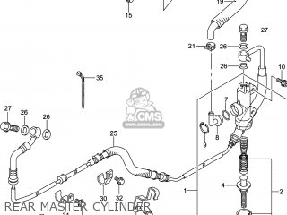 REAR MASTER CYLINDER - VZR1800BZ BOULEVARD 2014 (L4) USA (E03)