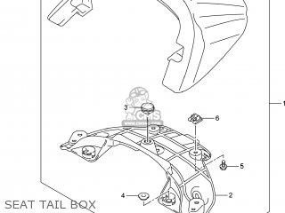 SEAT TAIL BOX - VZR1800BZ BOULEVARD 2014 (L4) USA (E03)